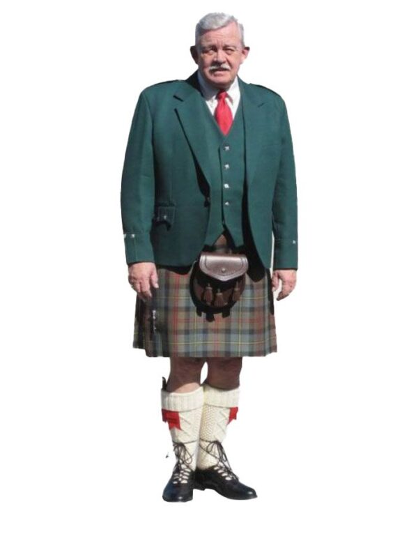 Green Kilt Outfit Set-Custom Made