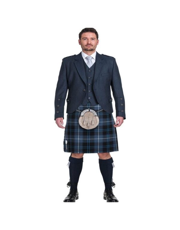 Irish Kilt Outfit With Argyle Jacket
