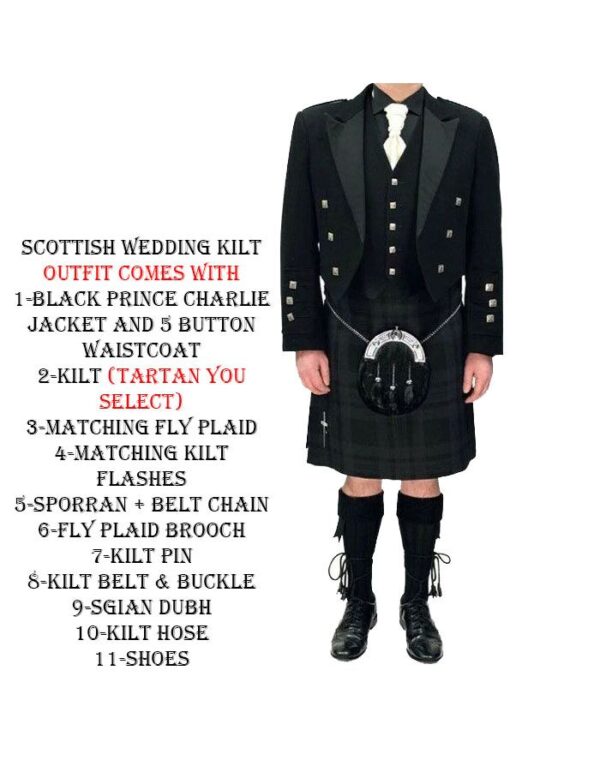 Scottish Wedding kilt Outfit - Image 2