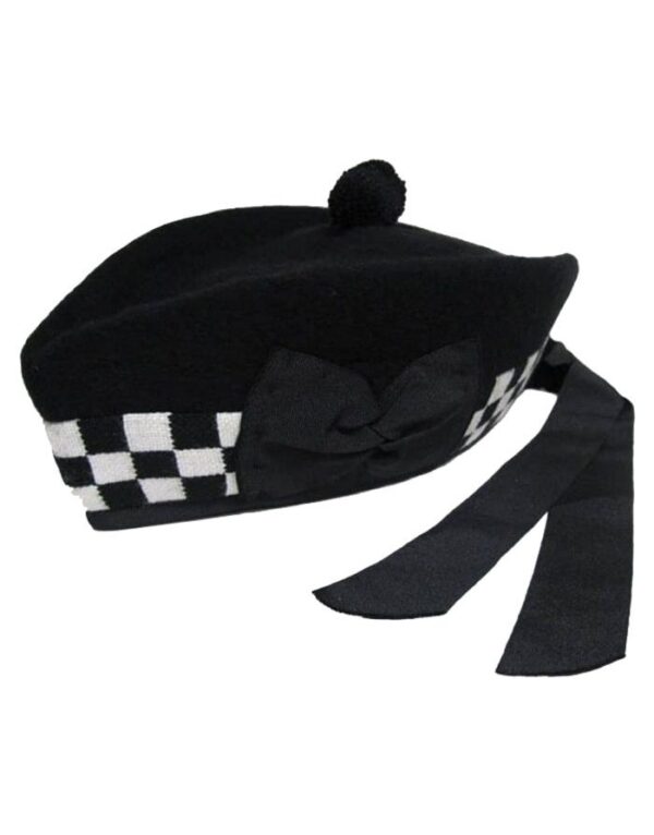Black and White Scottish Hat