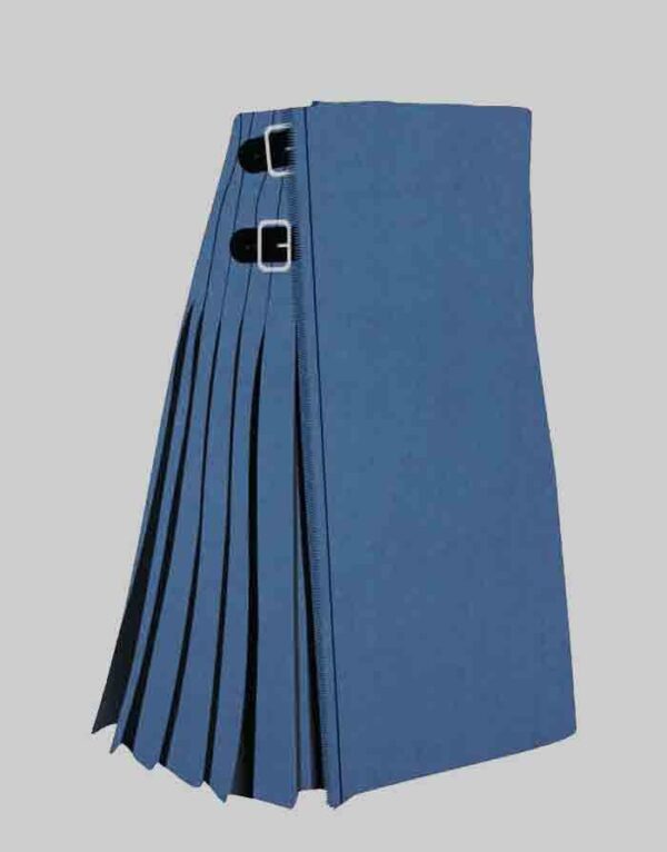 Blue Modern Plain Colored
