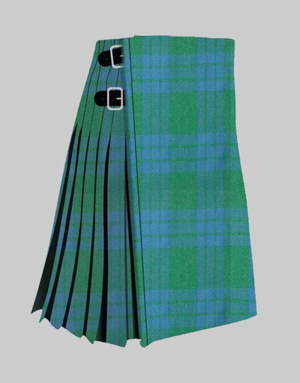 Blue Montgomery Green Ancient Tartan kilt