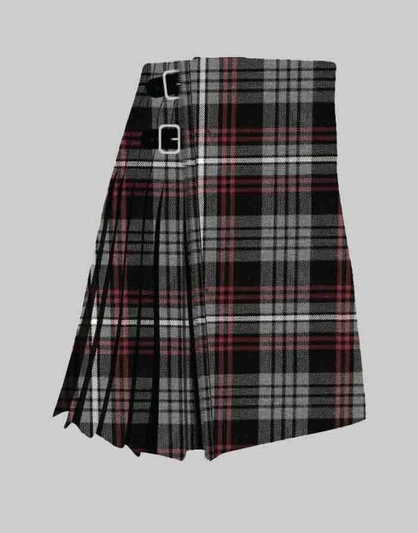 Clan Auld Lang Syne Grey Tartan Kilt