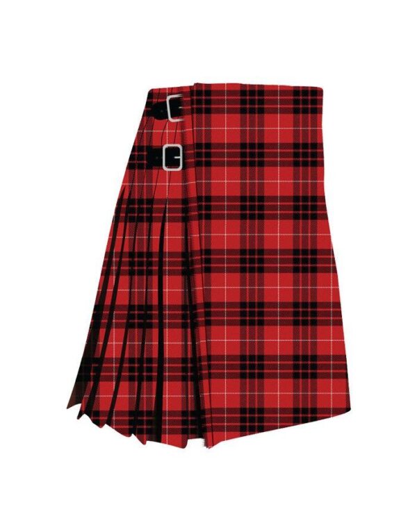 Clan Munro Black Red Tartan Kilt