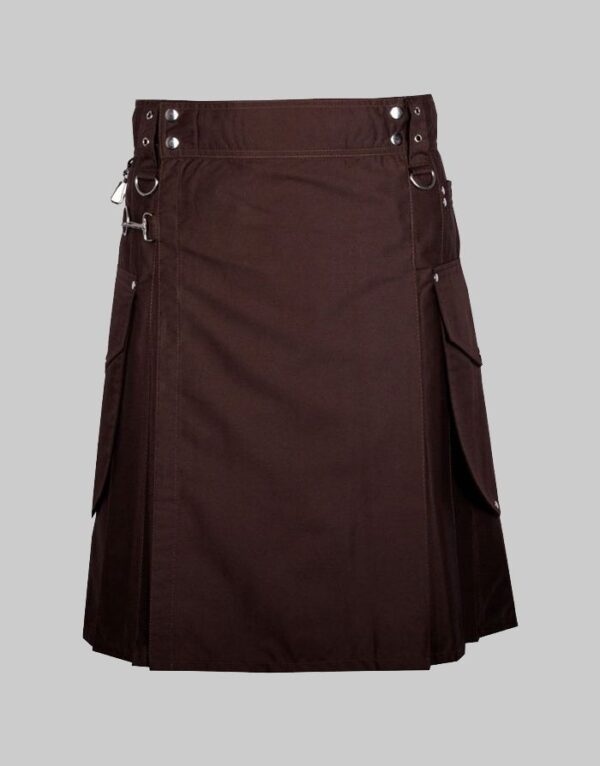 Dark Brown Utility Kilt