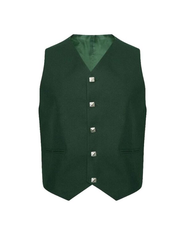 Dark Green Argyle Kilt Jacket - Image 3