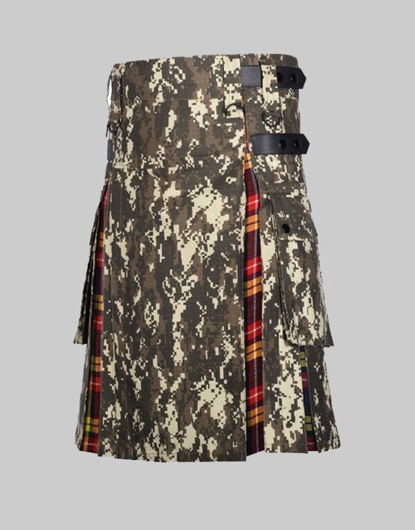 Digital Camo Buchanan Hybrid Tartan Kilt