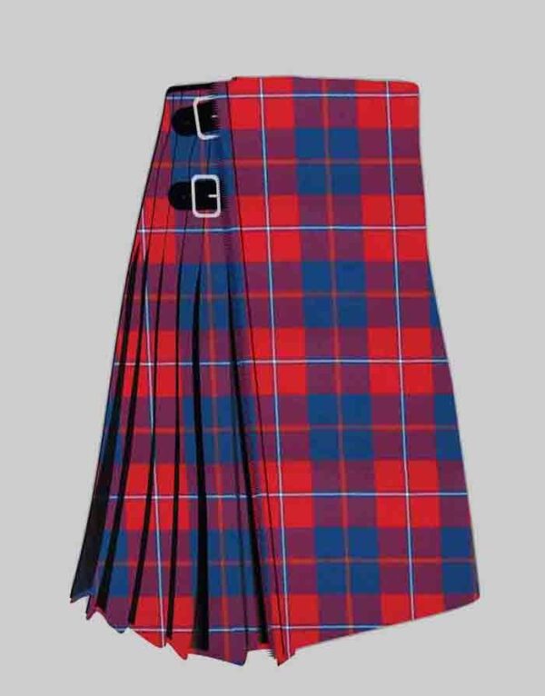 Galloway Red Modern Tartan Kilt