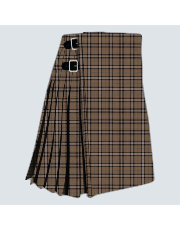 Merrick Camel Tartan Kilt