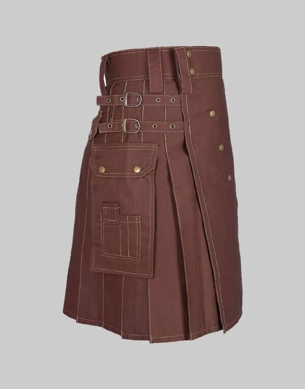 Modern Brown Utility kilt