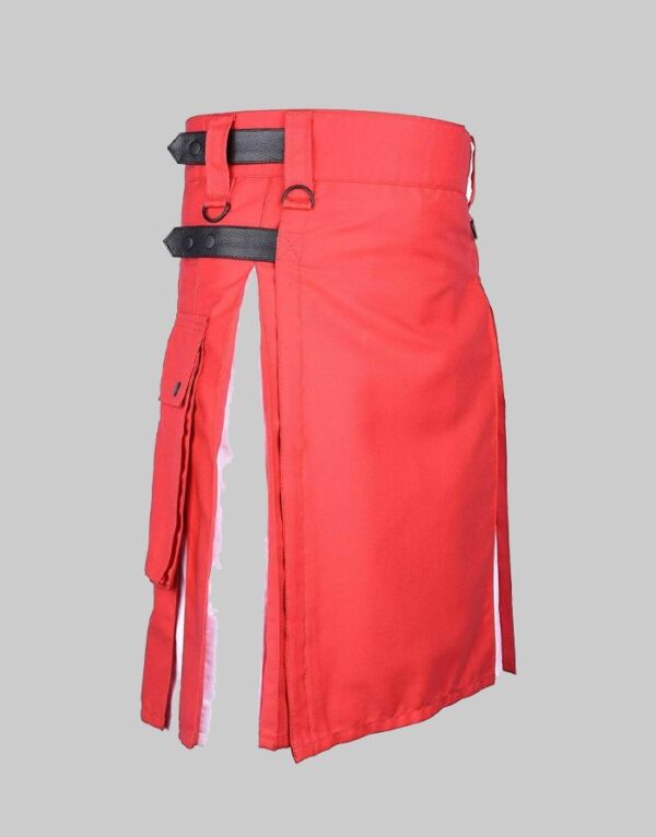 Red and White Utility Kilt