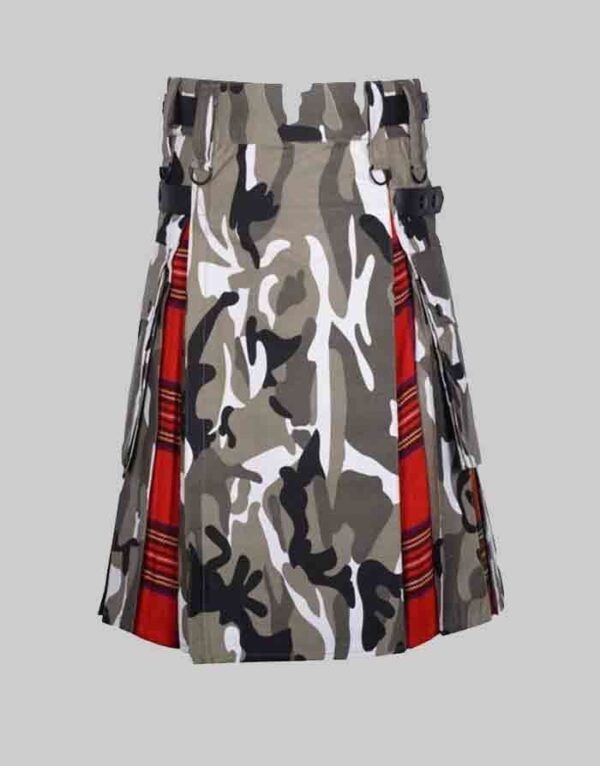 Royal Stewart Tartan Camo Hybrid Kilt