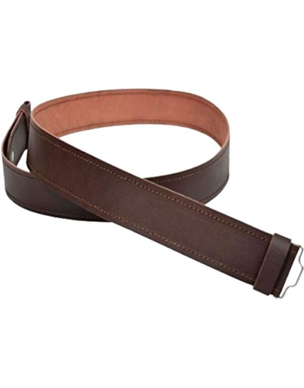 Scottish Brown Plain Leather Kilt Belt