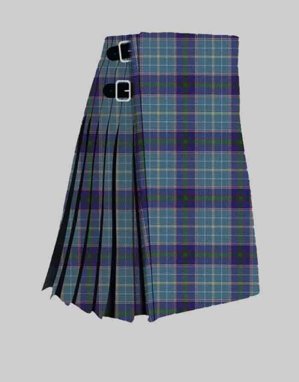 Texas Bluebonnet Tartan Kilt