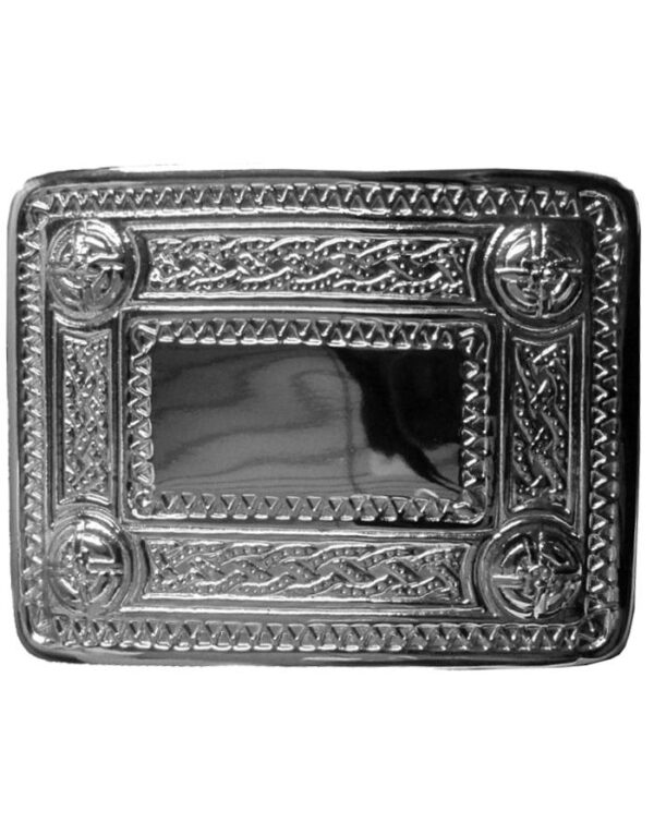 Unique Design Silver Kilt Buckle