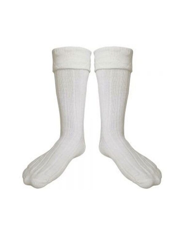 White kilt Hose