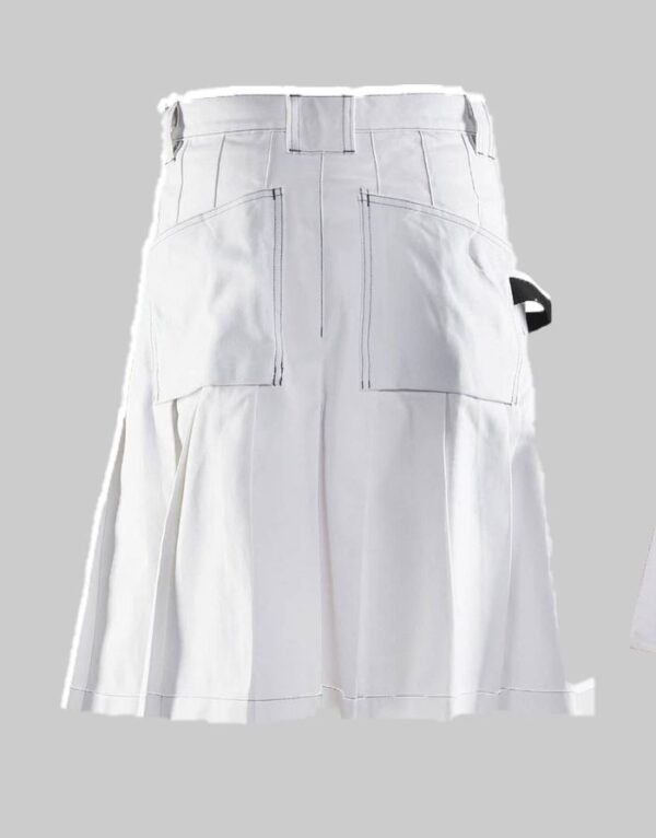 Working White Utility Kilt